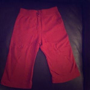 Red Cotton Pants